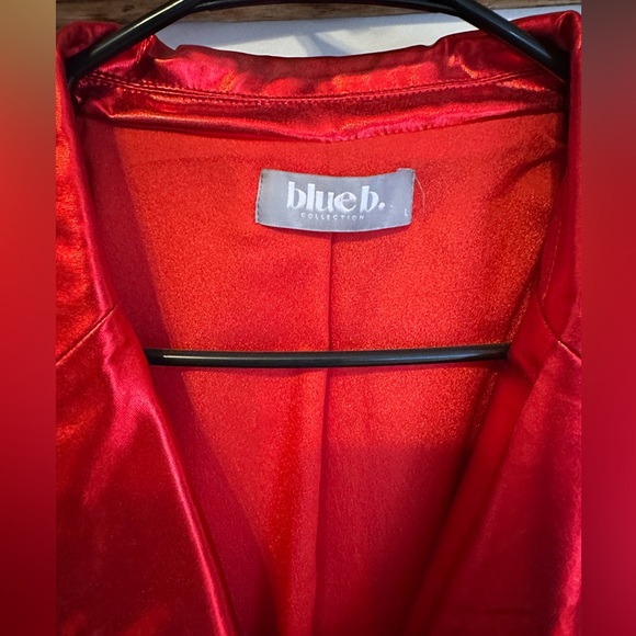 Red metallic blazer. Perfect for the holidays! - Picture 3 of 4